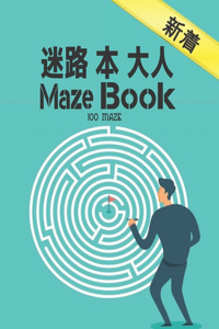 100 Maze 迷路 本 大人 Maze Book