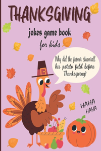 Thanksgiving Jokes Game Book For Kids