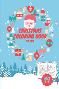 Christmas Coloring Book for Kids Ages 4-8