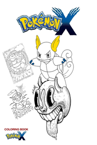 Pokémon X coloring book