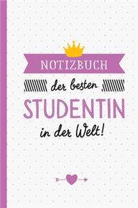 Notizbuch der besten Studentin in der Welt