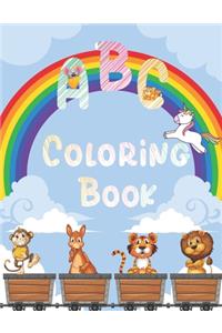 ABC Coloring Book: My Big ABC Coloring Book, Unicorn Coloring Book 2 Year Old