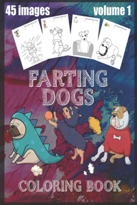 farting dogs coloring book