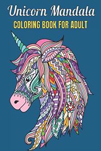 Unicorn Mandala Coloring Book For Adult