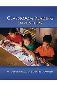 Classroom Reading Inventory