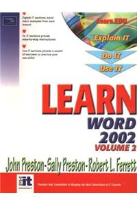 Learn Word 2002 Volume II