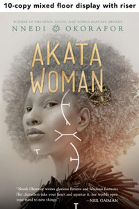 Akata Woman 10-copy MIXED Floor Display w Riser