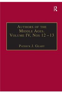 Authors of the Middle Ages, Volume IV, Nos 12-13