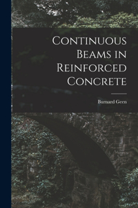 Continuous Beams in Reinforced Concrete