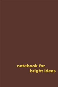 Notebook for Ideas