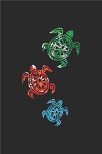 Colored Tribal Turtle