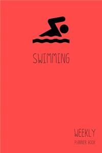 Swimming Weekly Planner Book