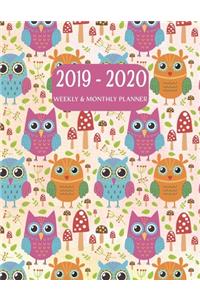 2019-2020 Weekly and Monthly Planner