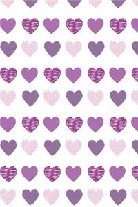 Hearts wallpaper notebook purple