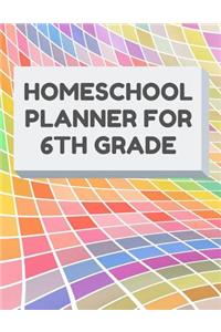 Homeschool Planner for 6th Grade