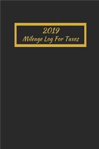 2019 Mileage Log For Taxes