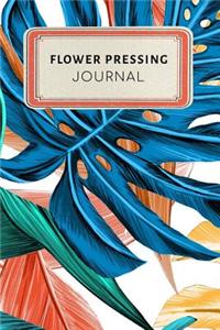 Flower Pressing Journal