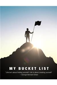 Bucket List Journal Personal Goal Tracking Notebook Planner Diary for Ultimate To-Do List Prompt Book for Keeping Track of Dreams