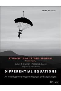 Differential Equations, Student Solutions Manual