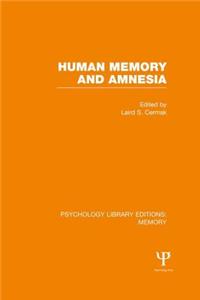 Human Memory and Amnesia (Ple: Memory)