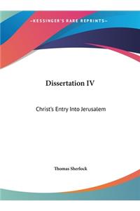 Dissertation IV