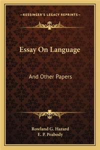 Essay On Language