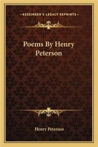 Poems by Henry Peterson
