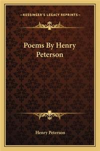 Poems by Henry Peterson