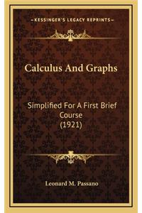 Calculus and Graphs