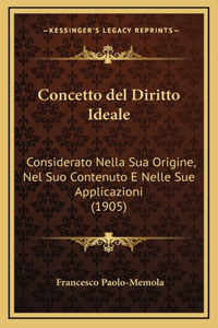 Concetto del Diritto Ideale