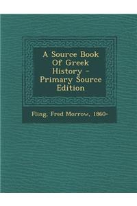 A Source Book of Greek History