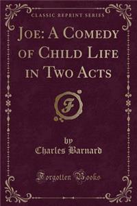 Joe: A Comedy of Child Life in Two Acts (Classic Reprint)