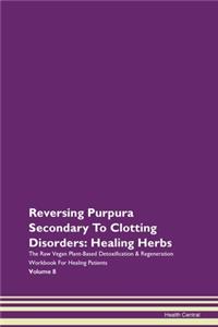 Reversing Purpura Secondary to Clotting