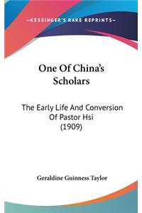 One Of China's Scholars