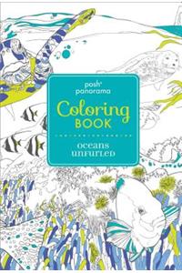 Posh Panorama Adult Coloring Book: Oceans Unfurled