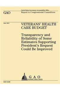 Veteran's Health Care Budget