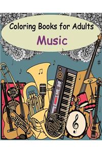 Coloring Books for Adults - Music