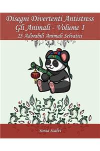 Disegni divertenti antistress - Gli Animali - Volume 1
