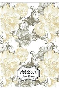 Flora Pattern Notebook: Notebook Journal Diary: 2
