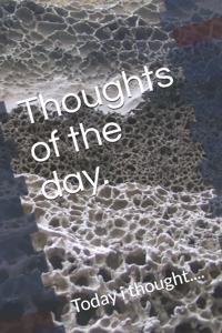 Thoughts for the day notebook