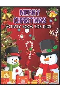 Merry Christmas Activity Book for Kids