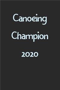 Canoeing Champion 2020