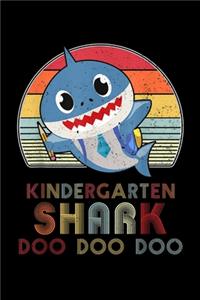 kindergarten shark doo doo: funny kindergarten shark doo doo back to school for boys gir Journal/ Notebook Blank Lined Ruled 6x9 120 Pages