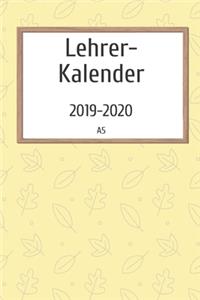 Lehrerkalender 2019 2020 A5