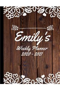 Emily's Weekly Planner 2020 to 2021