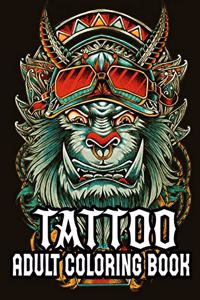 Tattoo Adult Coloring Book
