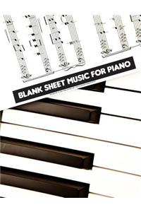 Blank Sheet Music For Piano