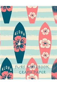 Surf Notebook Graph Paper