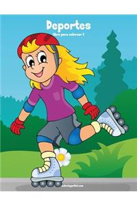 Deportes libro para colorear 3