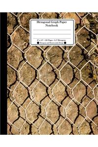 Hexagonal Graph Paper Notebook. 8